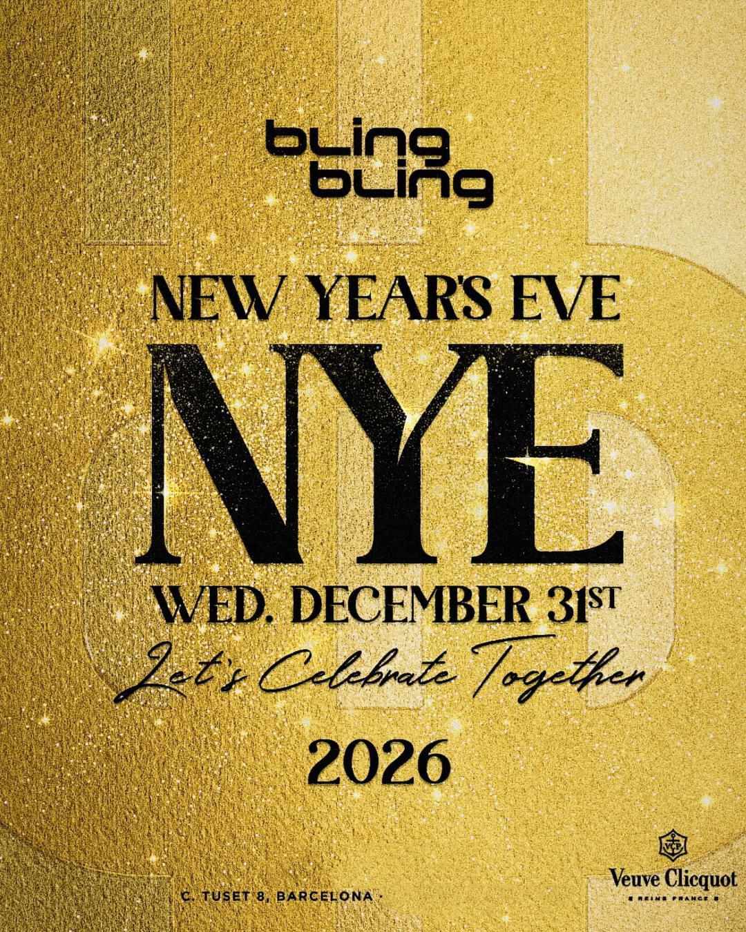 bling bling barcelona silvester