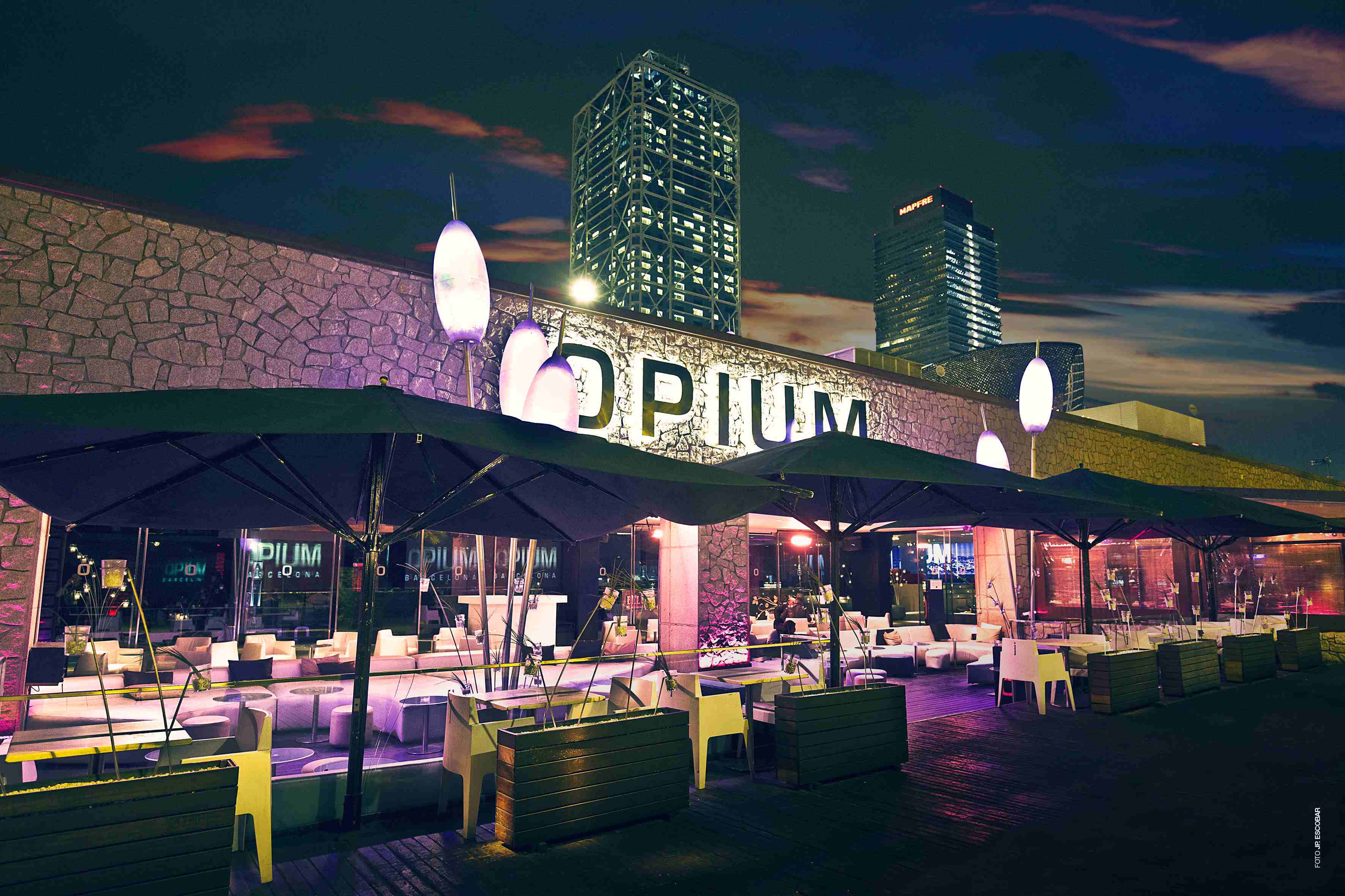 opium barcelona terrace