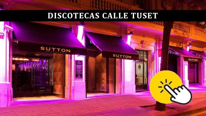 discotecas calle tuset barcelona